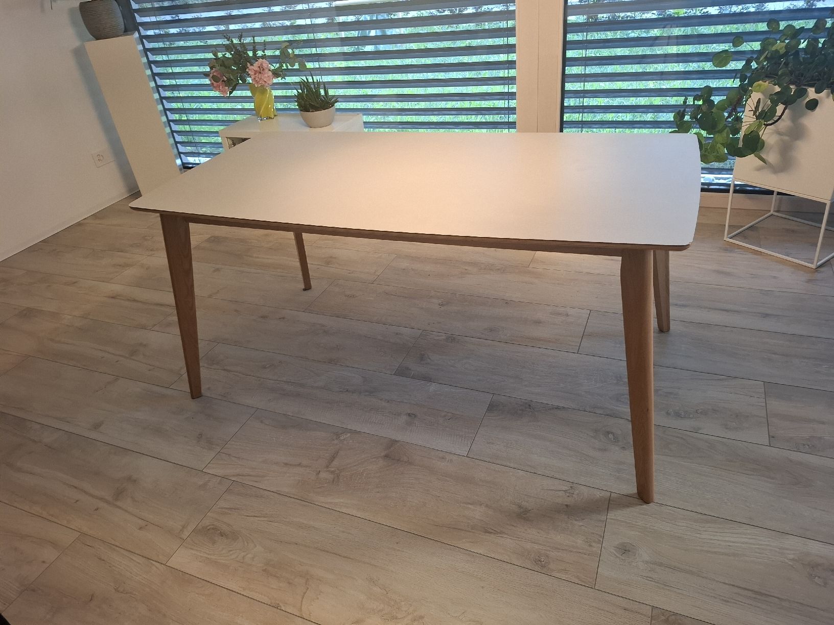 Tavoli: Esstisch 80x160cm /Holz Lichtgrau – Usato da Gelterkinden venduto da Sve_Deh