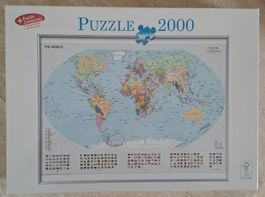 Puzzle 2000 pieces The World - Emballer Neuf