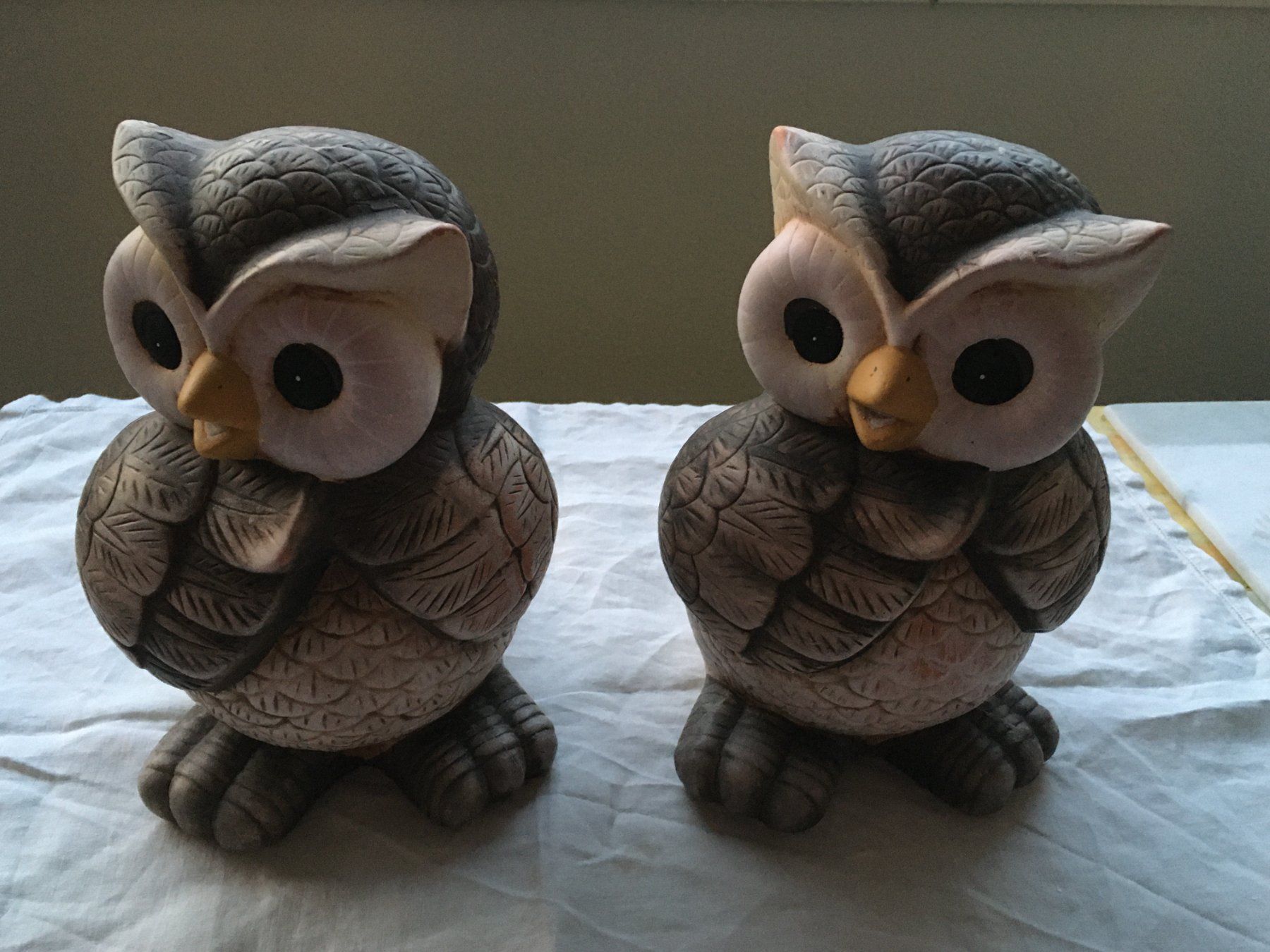 Figuren: 2 Eulenfiguren-Weisheit, Intuition, Intelligenz ca. 22x16cm – Gebraucht aus Heerbrugg von dwfg 6