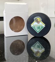 Eishockey Puck HC Thurgau mit Box neu