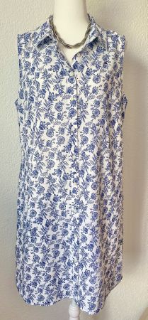 Tommy Hilfiger Kleid aus Leinen Mischung Gr.12 - (40)