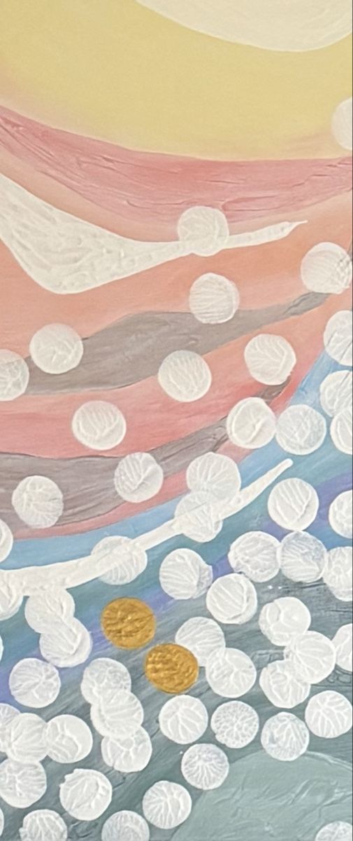 Gemälde: Acrylbild "Perlen des Lichts" 140x70 – Gebraucht aus Aesch BL von Roth90 1