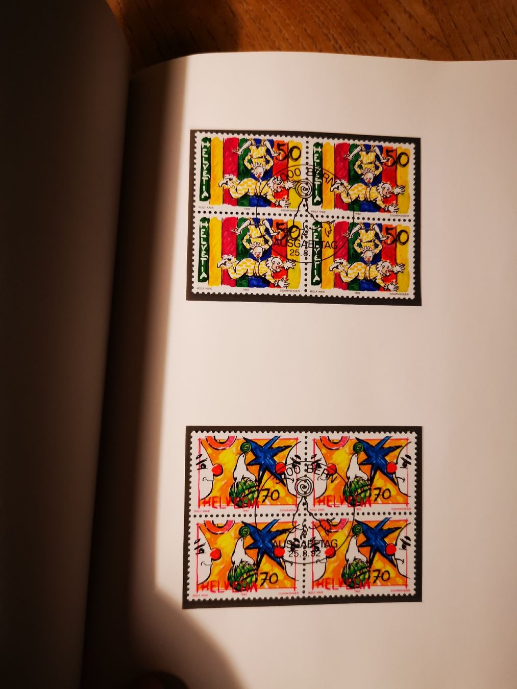 Tutti i francobolli: Briefmarken Schweiz 1990 - 1996, Einzelmarken, Viererblocks – Usato da Diessbach b. Büren venduto da eicrog 8