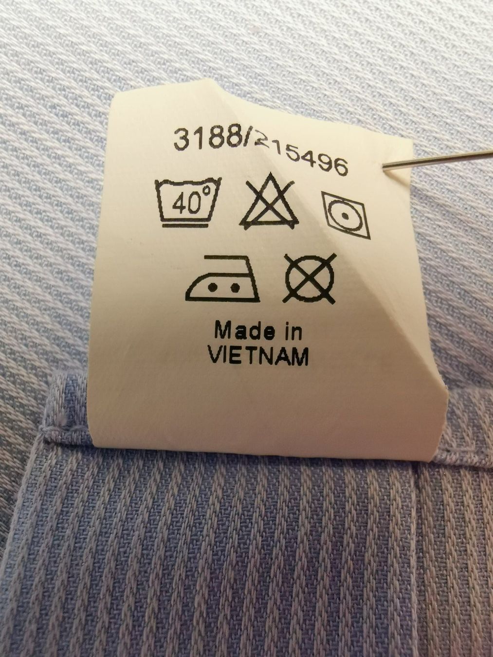 Camicie: Herrenhemden "Seidensticker", hellblau – Usato da Seuzach venduto da NaehdesignMirjam 5
