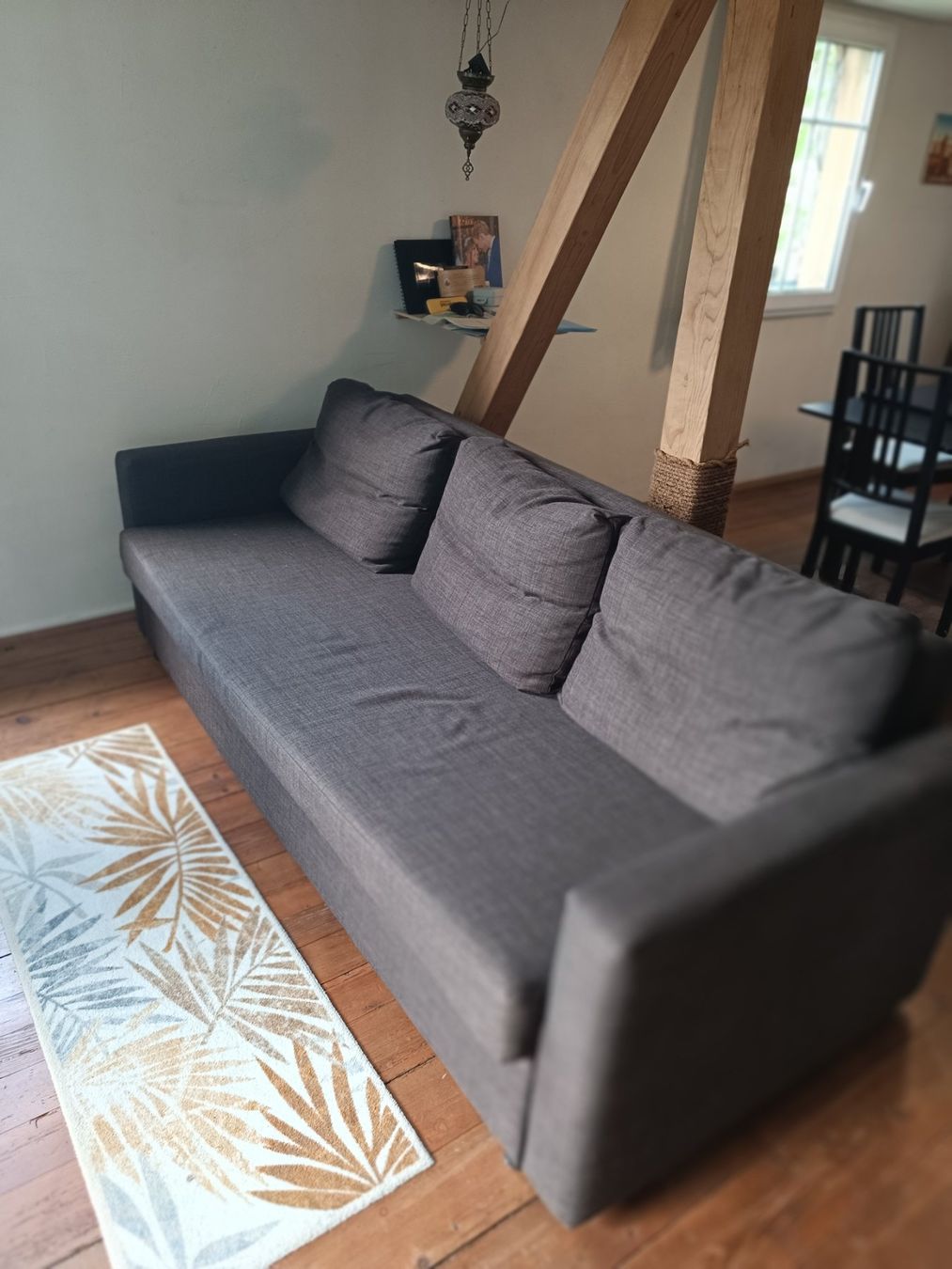 Ikea Divani: Schlafsofa braun mit Bettkasten – Usato da Horw venduto da Uriel2