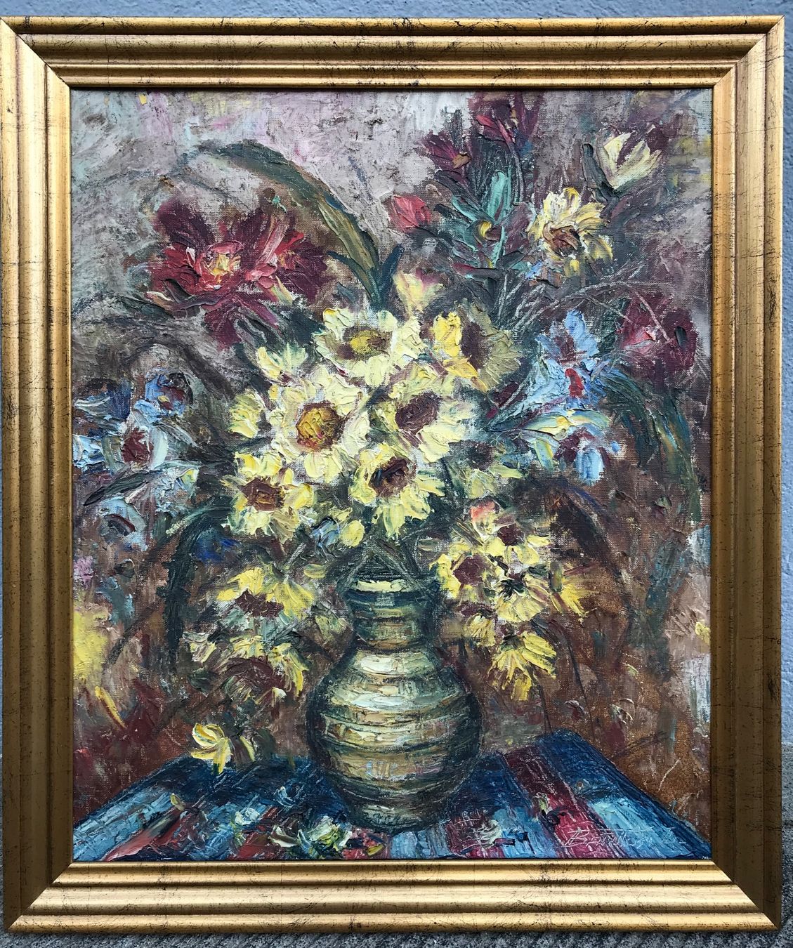Dipinti: UNGARN ÖL GEMÄLDE  Endre BARTOS 1930-2006 – Usato da Zürich venduto da Artnuvo 2