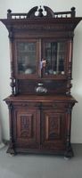 Antiker Buffetschrank, dunkles Holz