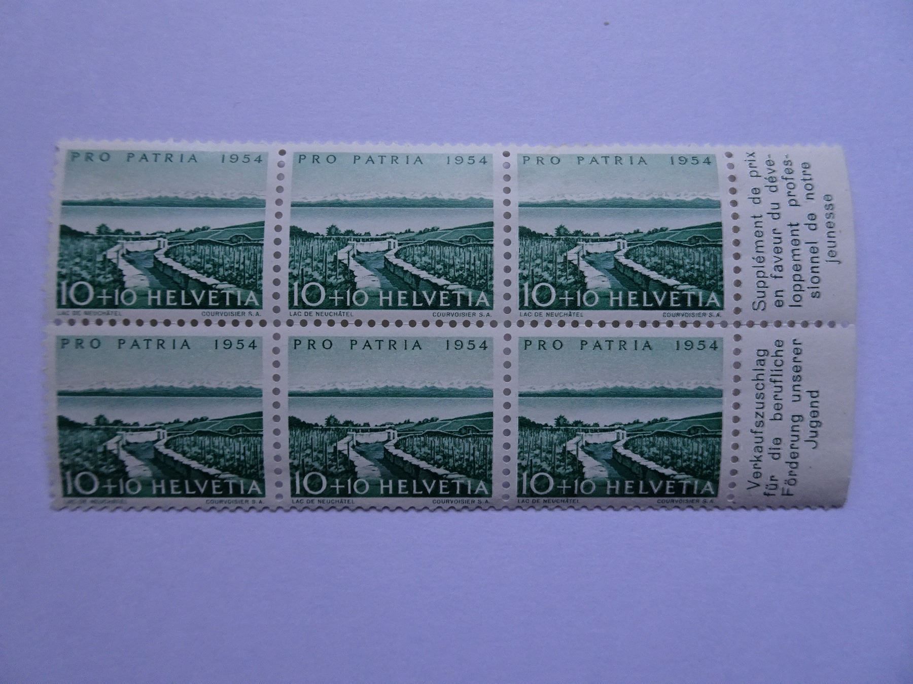 Tous les timbres: PP 1954** – Neuf (Voir description) à Aadorf par Chnorli-Furz