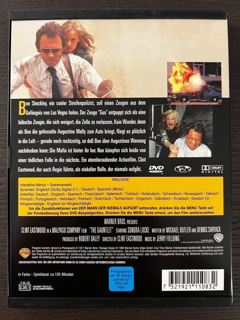 Tutti i DVDs: Der Mann, der niemals aufgibt – Usato da Zürich venduto da FilmFreunde 1