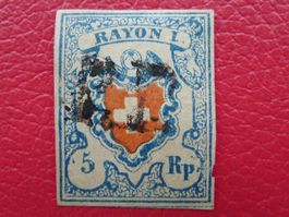 Rayon I (17II), T.14 A3-U, weissrandig +sehr schön, 1'300.-+