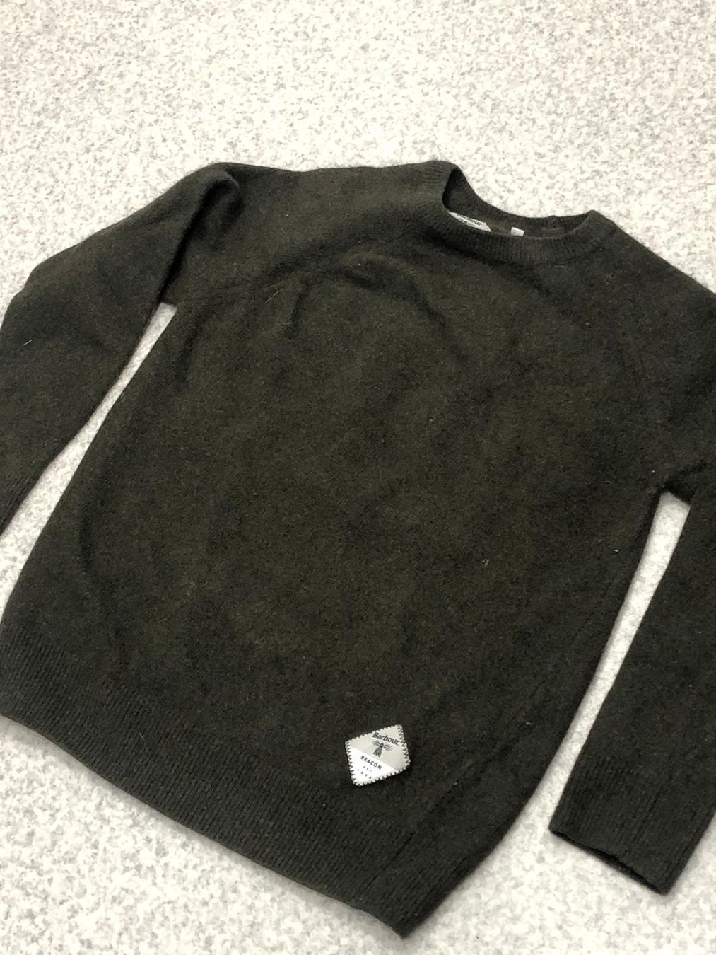 Barbour Pullover & Sweatshirts: Pull Barbour Vert foncé – Gebraucht aus Genève von leb_5j62