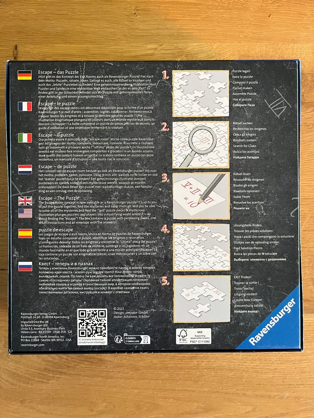 Ravensburger Puzzle: Ravensburger Escape Puzzle 759 "Das Drachenlabor" – Nuovo e nell'imballaggio originale da Zürich venduto da Gurkis 1