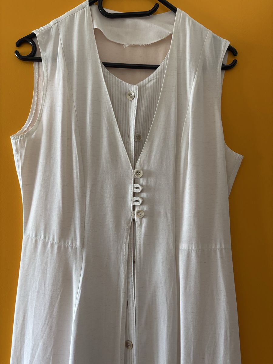 Vestiti: Ecru Kleid Gr. 38 – Usato da Kesswil venduto da Branca-01