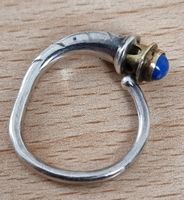 Silber 925 Finger-ring mit Lapislazuli