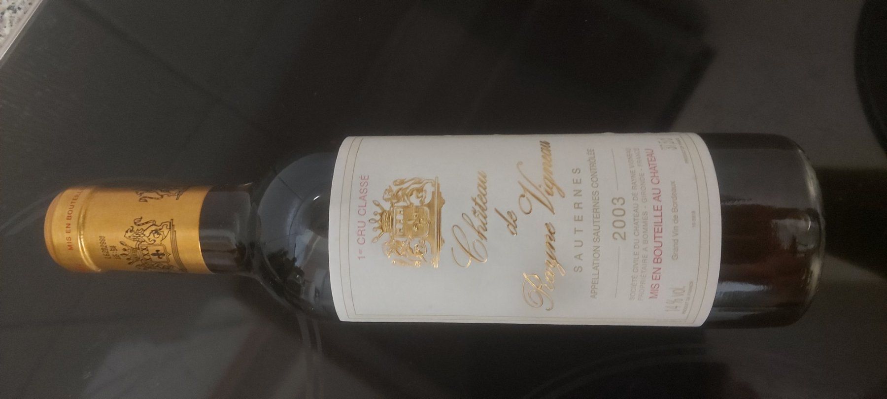 Vino: Chateau de Rayne Vigneau 2003 37,5cl. – Nuovo (secondo la descrizione) da Grenchen venduto da poggione 7