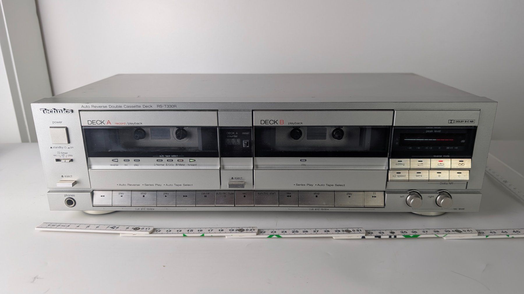 Technics Registratori: Technics RS-T330R Doppel-Kassettendeck Auto-Reverse – Usato da Zürich venduto da 1.Simon