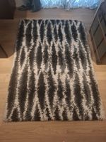 Teppich • IKEA SKOVEN • 133x195cm • anthrazit weiss grau