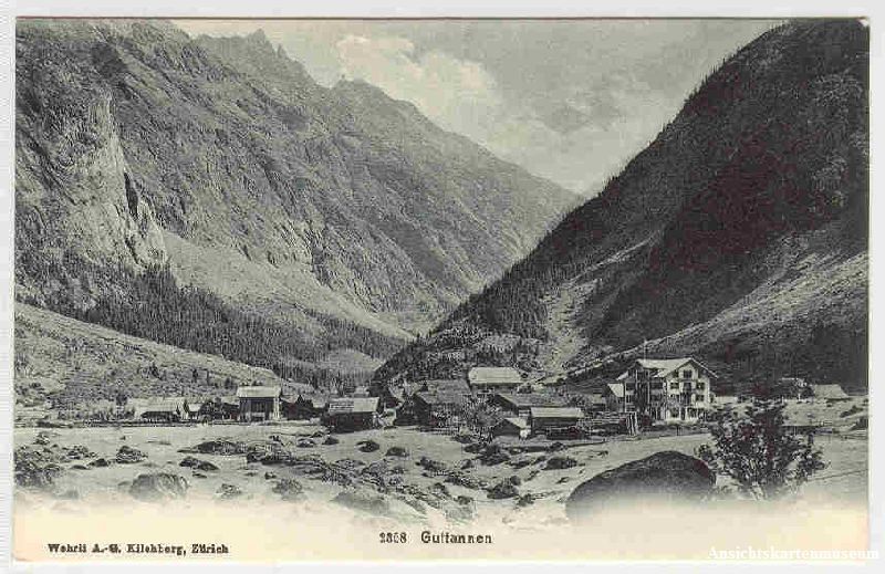 Ansichtskarten: Guttannen + ca. 1910 – Gebraucht aus Emmenbrücke von teestube
