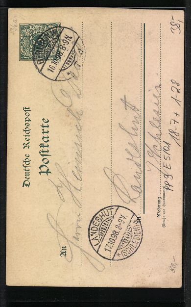 Cancelleria postale: Carl Jander, Ganzsache PP9E5 /01: Der Al – Usato da Berlin venduto da bartko-reher 1