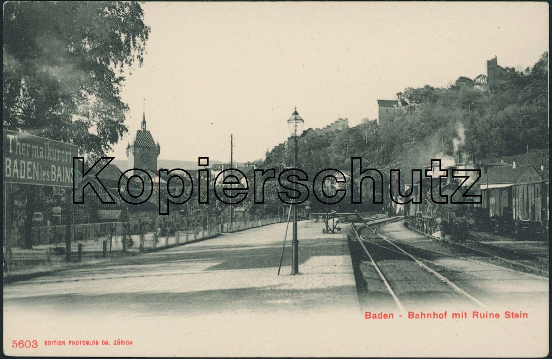 Cartoline postali: AGS Baden - Bahnhof - Bahn – Nuovo (secondo la descrizione) da Schindellegi venduto da masutka7