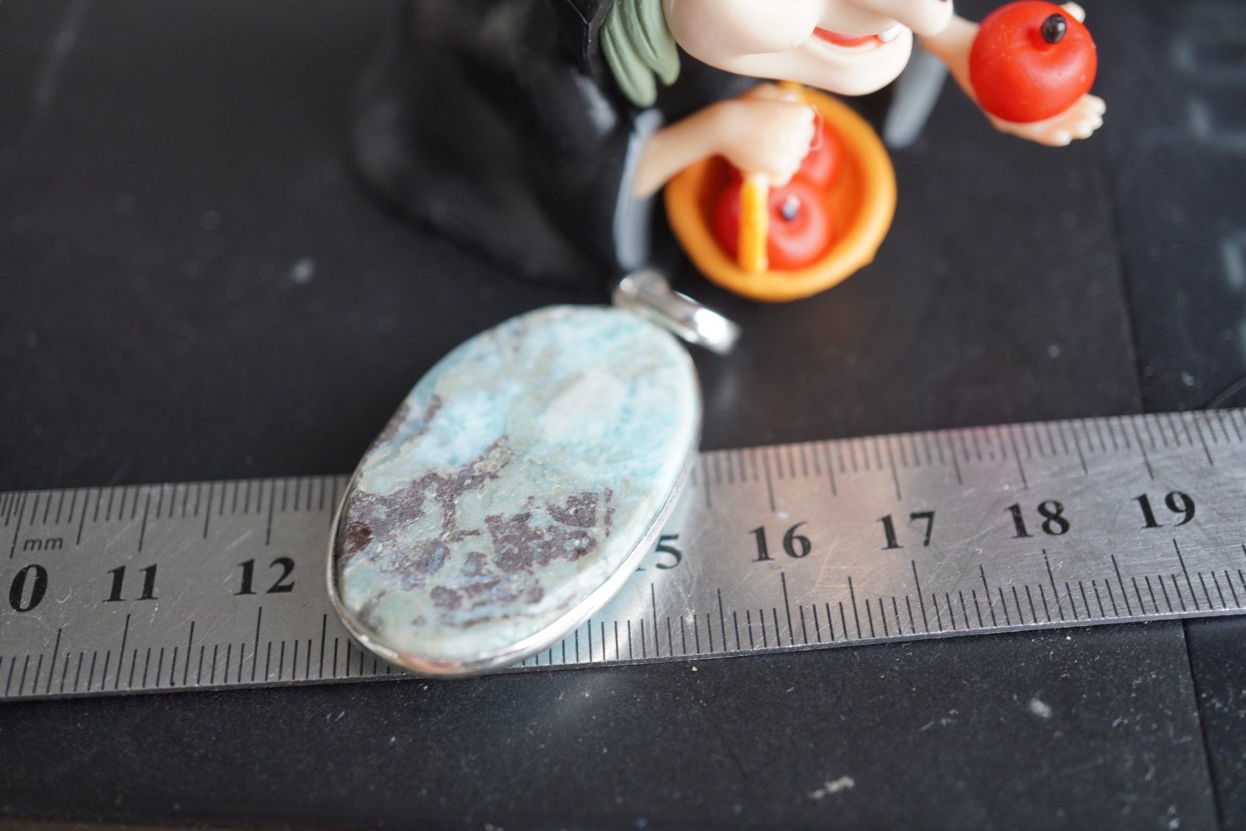 Minerali & Pietre curative: Larimar 925 Silber  Anhänger   by  "TOPSTONE" – Nuovo e nell'imballaggio originale da Eschenbach SG venduto da topstone 4