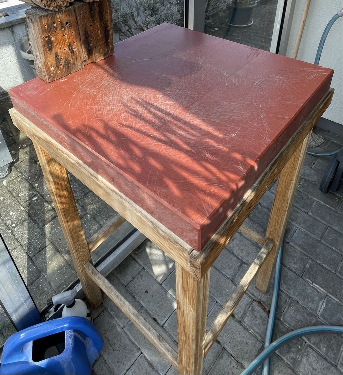 Cucine complete: Hackblock mit Polyethylenplatte – Usato da Steffisburg venduto da santra 1