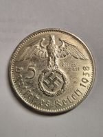 Historische 5 Reichsmark Münze 1938 A - ab Fr. 1.--!