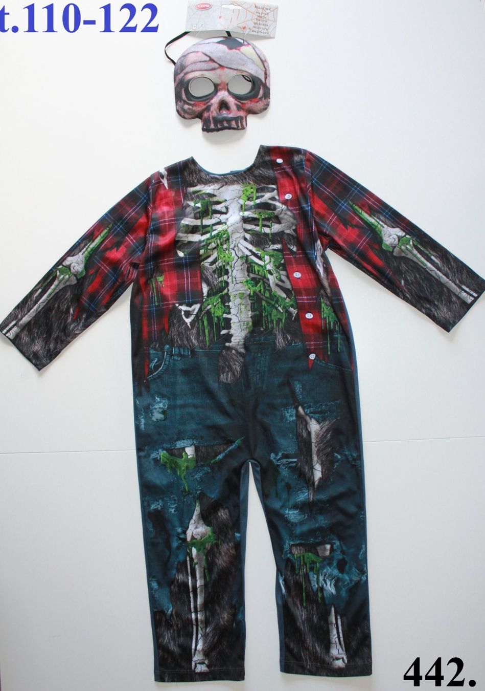 Kostüme: Costume squelette  / Skelett t. 110 - 122 – Gebraucht aus Peseux von CoolShoping