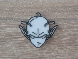 Dragon Ball - Piccolo without turban Keychain - 3D Printed