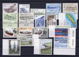 R5292  /  Danemark Féroé 1986-1987  neufs XX