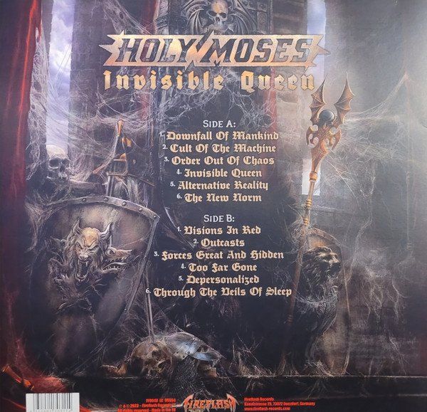Dischi in vinile: Holy Moses: Invisible Queen Limited Edition, Red Transparent – Nuovo e nell'imballaggio originale da Brittnau venduto da Zibu 1
