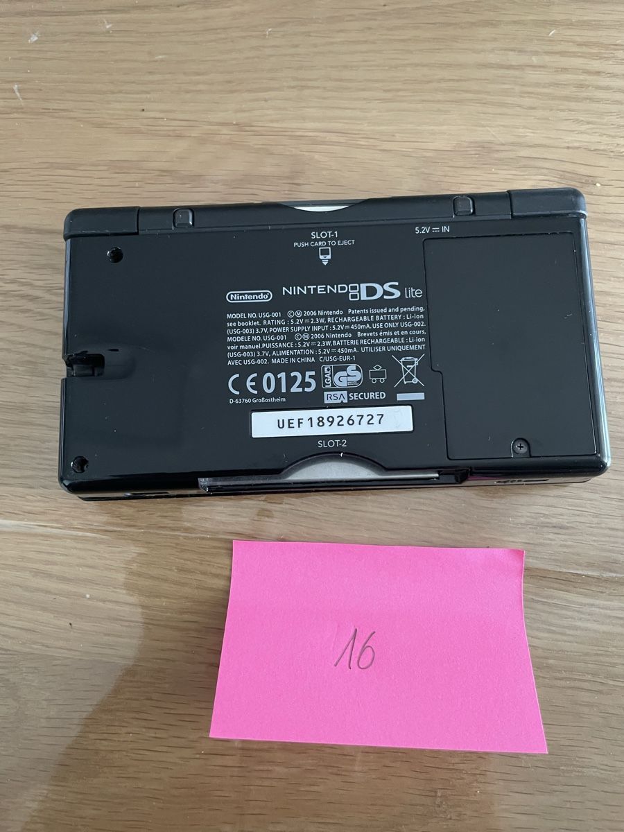 Nintendo Konsolen: Nintendo DS Lite schwarz  – Gebraucht aus Bazenheid von Toni0141 1