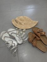 Cappello di paglia e sandali donna taglia 37