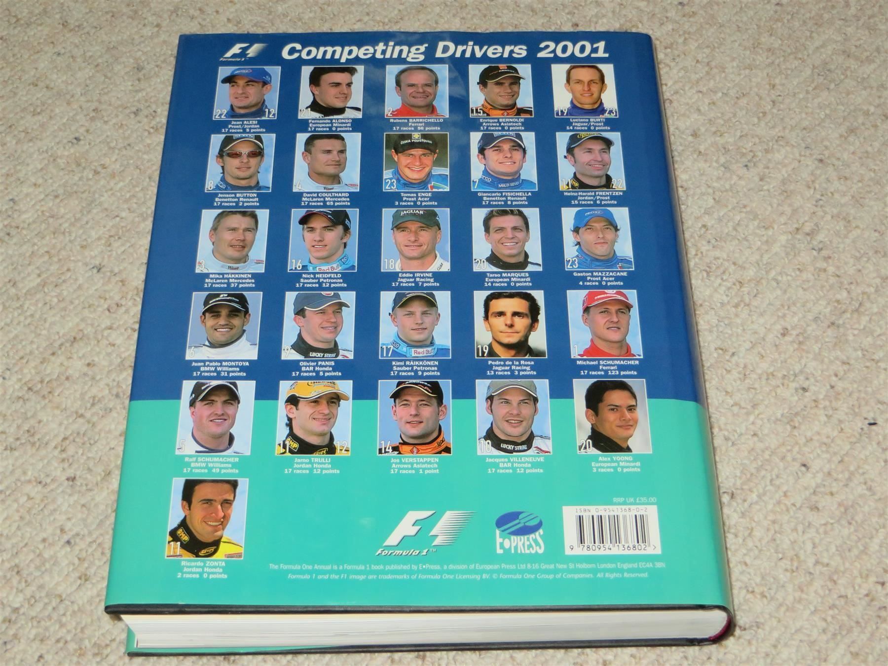 Libri: 2001 F1 Formula One Annual – Usato da Spiez venduto da Crazyduck 1