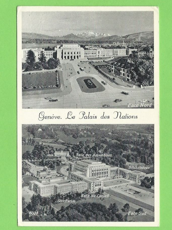 Cartoline postali: Genève, Le Palais des Nations – Usato da Zürich venduto da t24_de