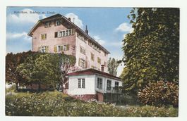 Lithographie Schloss Wetzikon mit Linde, Zürich 21.08.1928