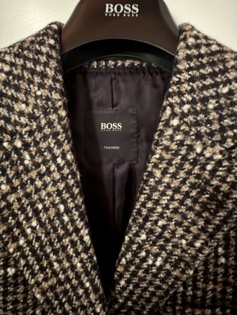BOSS Tailored Mantel Alpaka Mix Gr. 48 Neu mit Hangtag Luxus
