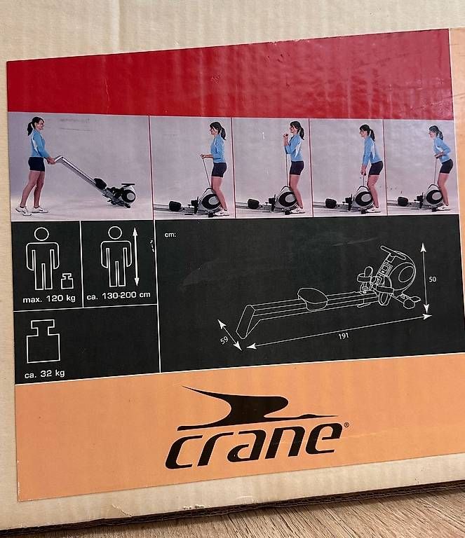 Hometrainer: Crane Rudergerät in Originalverpackung – Gebraucht aus Obernau von Arche_Noah_Brocki 2