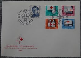 Pro Patria FDC-Couvert 1963 ET-Gestempelt