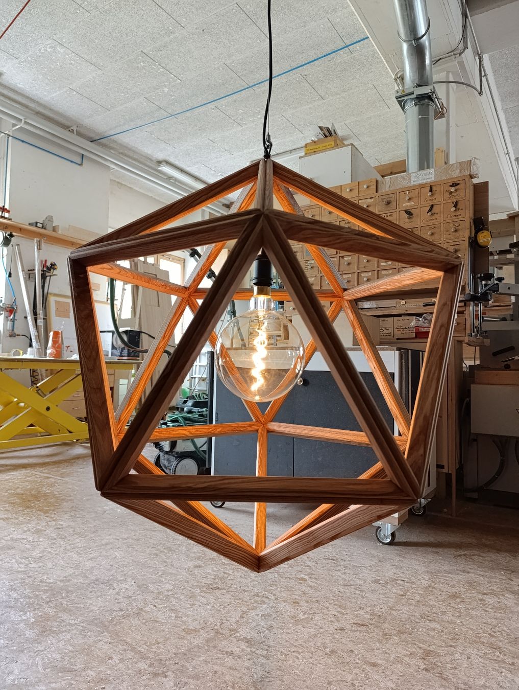 Kronleuchter & Deckenlampen: enorme lampada di design.  icosaedro regolare – Neu und originalverpackt aus Zernez von gre_8rsp