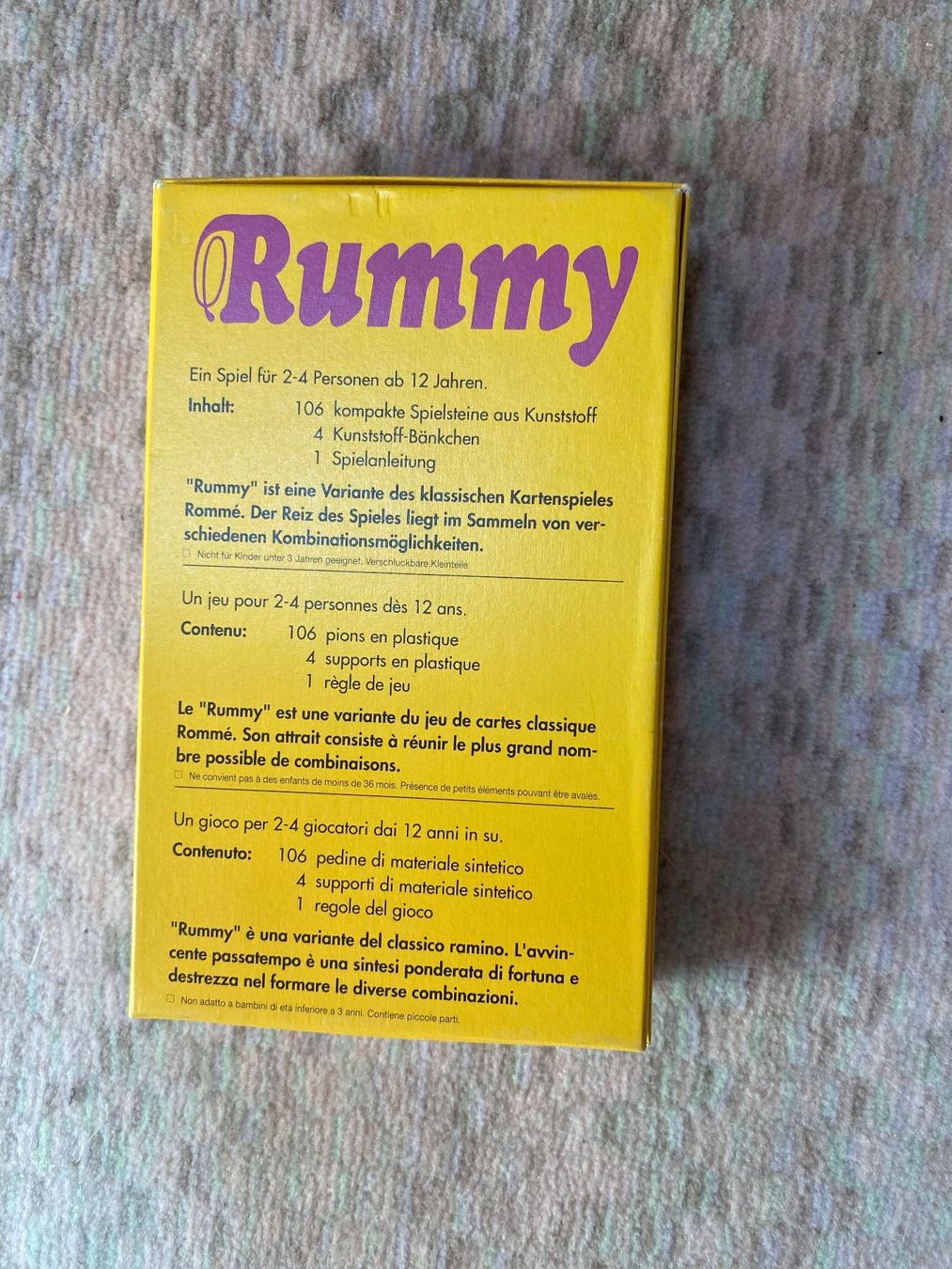 Carlit Spiele: Rummy – Gebraucht aus Sulzbach von mar_27 1