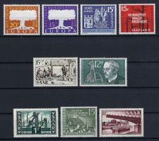 Briefmarken aus dem Saarland gute Werte ** *