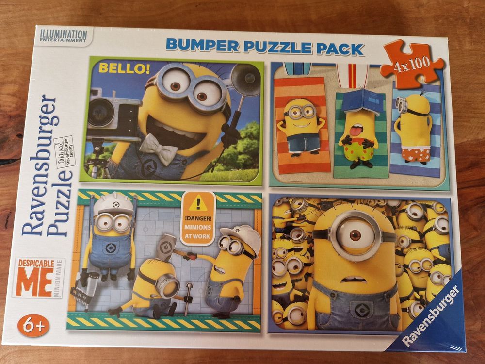 Puzzle Ravensburger 9000 Pièces - Les Minions - Occasion - Carton Multicolore