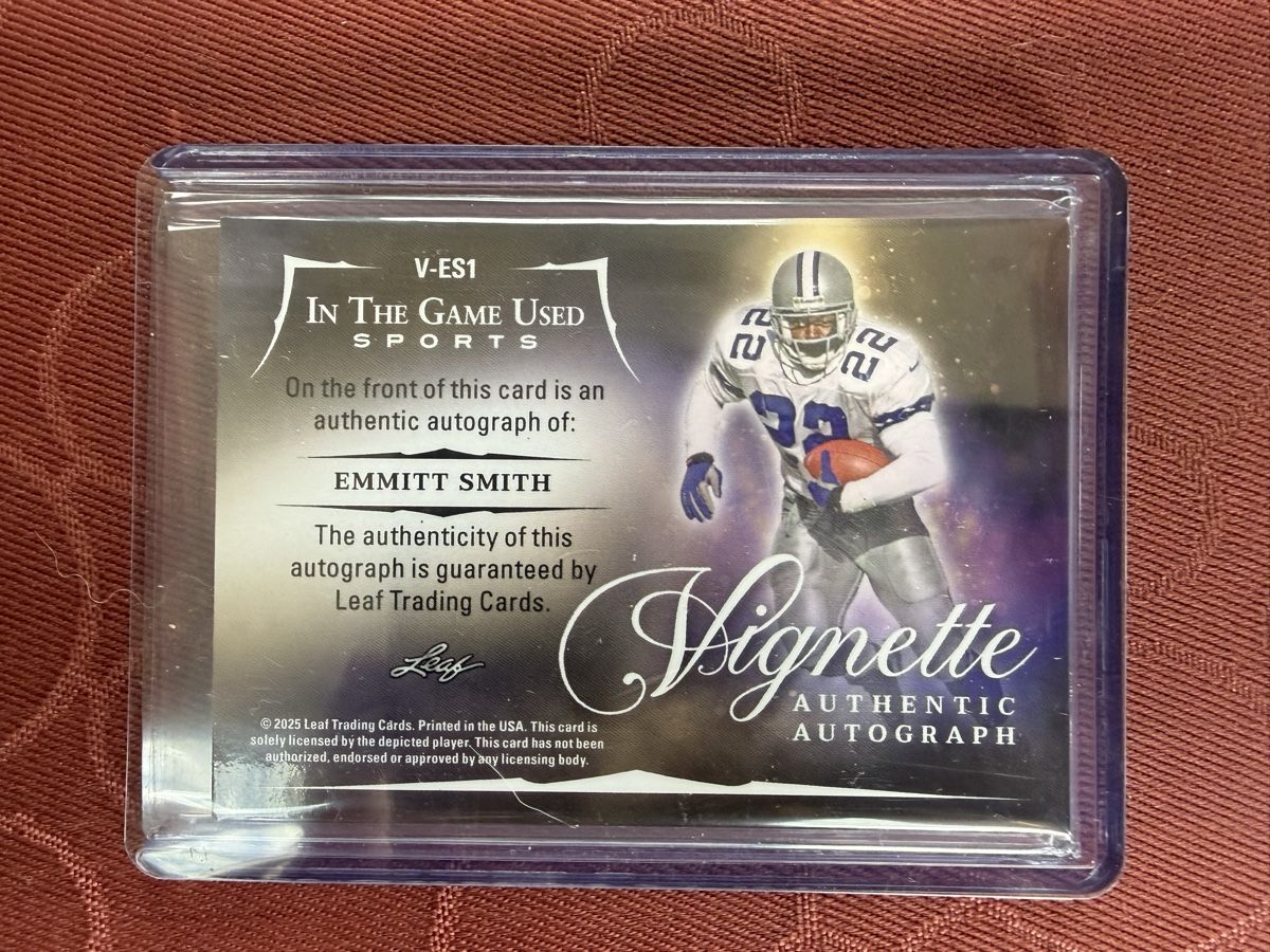 Carte collezionabili: Emmitt Smith Auto /25 – Nuovo (secondo la descrizione) da Uznach venduto da DaniRodrigues7 1