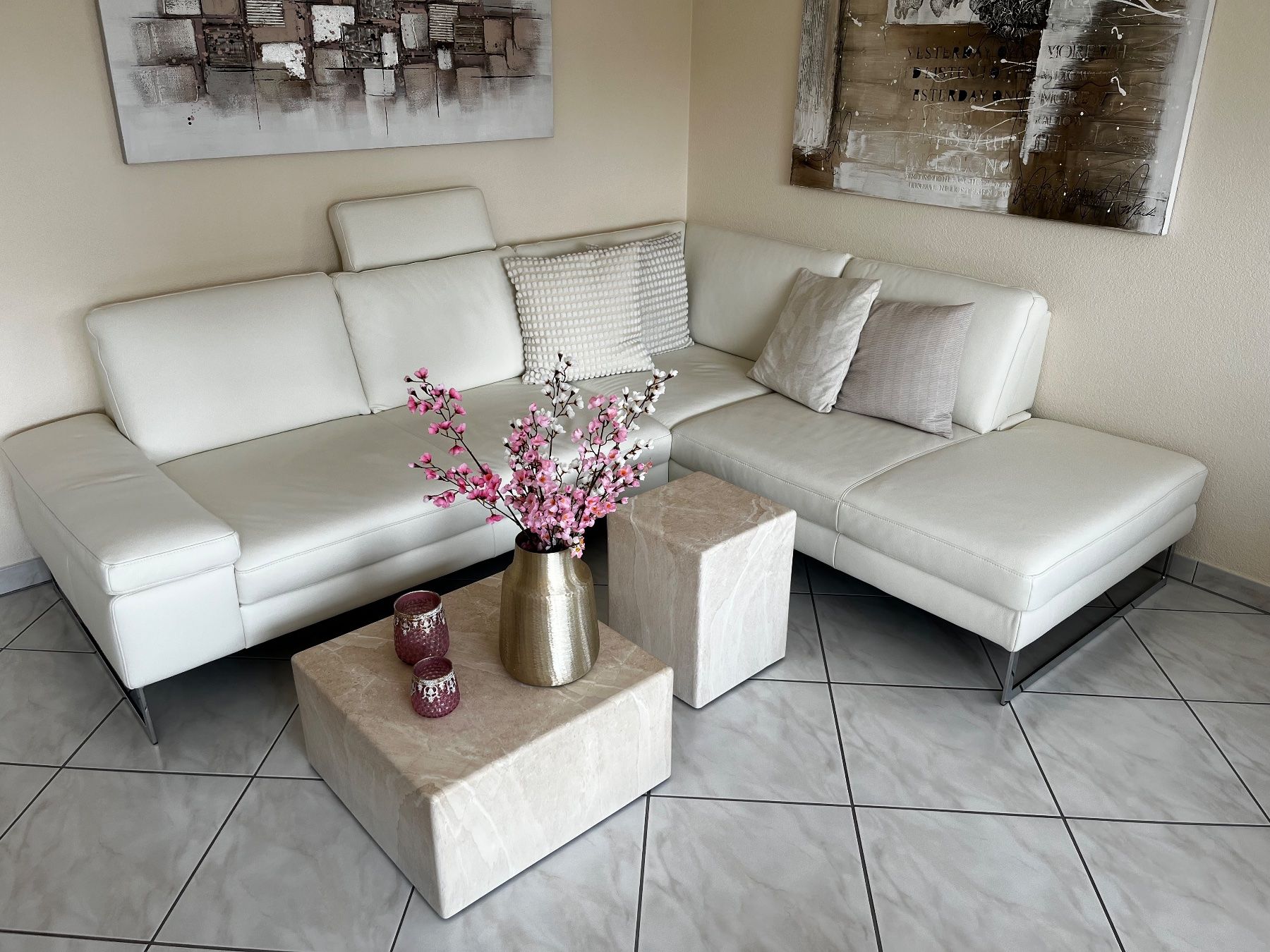 Sofas: Polstergruppe echt Leder – D'occasion à Gossau SG par jjb01