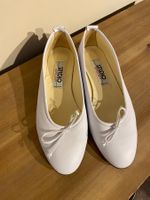 Studio Pollini Vintage Ballerinas Leder Weiss Gr. 38½