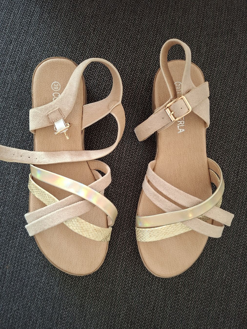 Scarpe da donna: Sandales Coco Perla beige taille 39 neuves – Nuovo (secondo la descrizione) da Plan-les-Ouates venduto da Laly_92