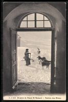 Grand St. Bernard, Hospice, Rentrée des