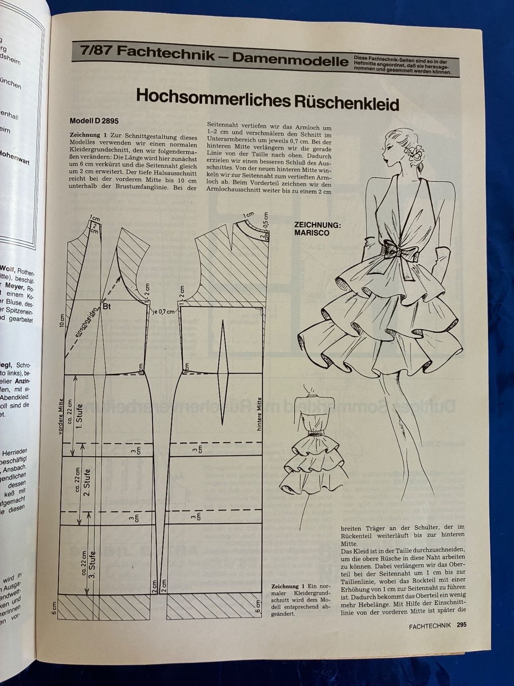 Cartamodelli: Rundschau 1987 Schnittmuster Mode Design Style – Usato da Aarwangen venduto da nemkin61 2