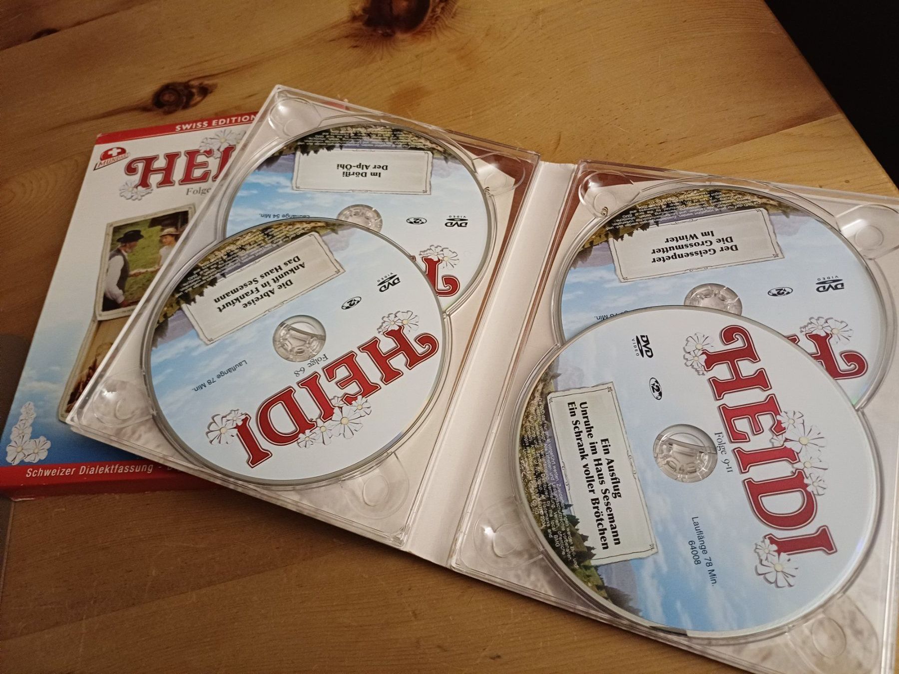 Tutti i DVDs: Heidi - Teil 1 - 11 Box, 4 DVDs – Usato da Jona venduto da Rreto71 3